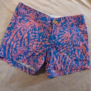 Lilly Pulitzer Womens Callahan Short Rollin' in the Grass Zebra Size 2